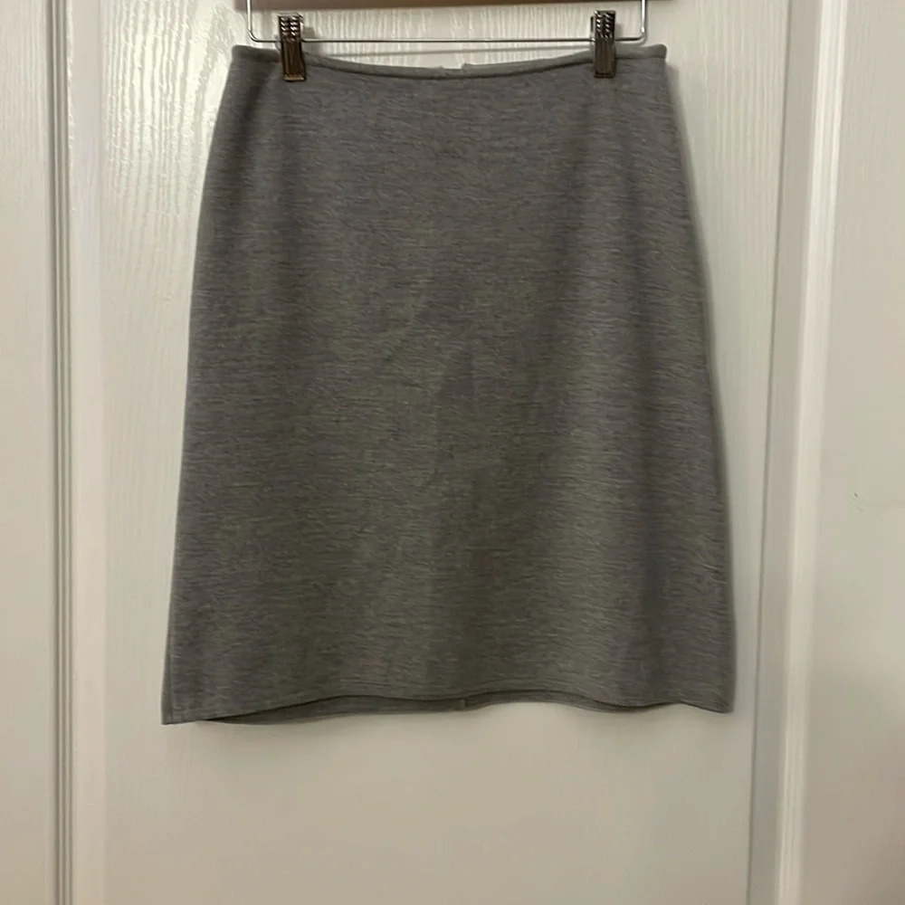St. John Gray  Midi Skirt size 2